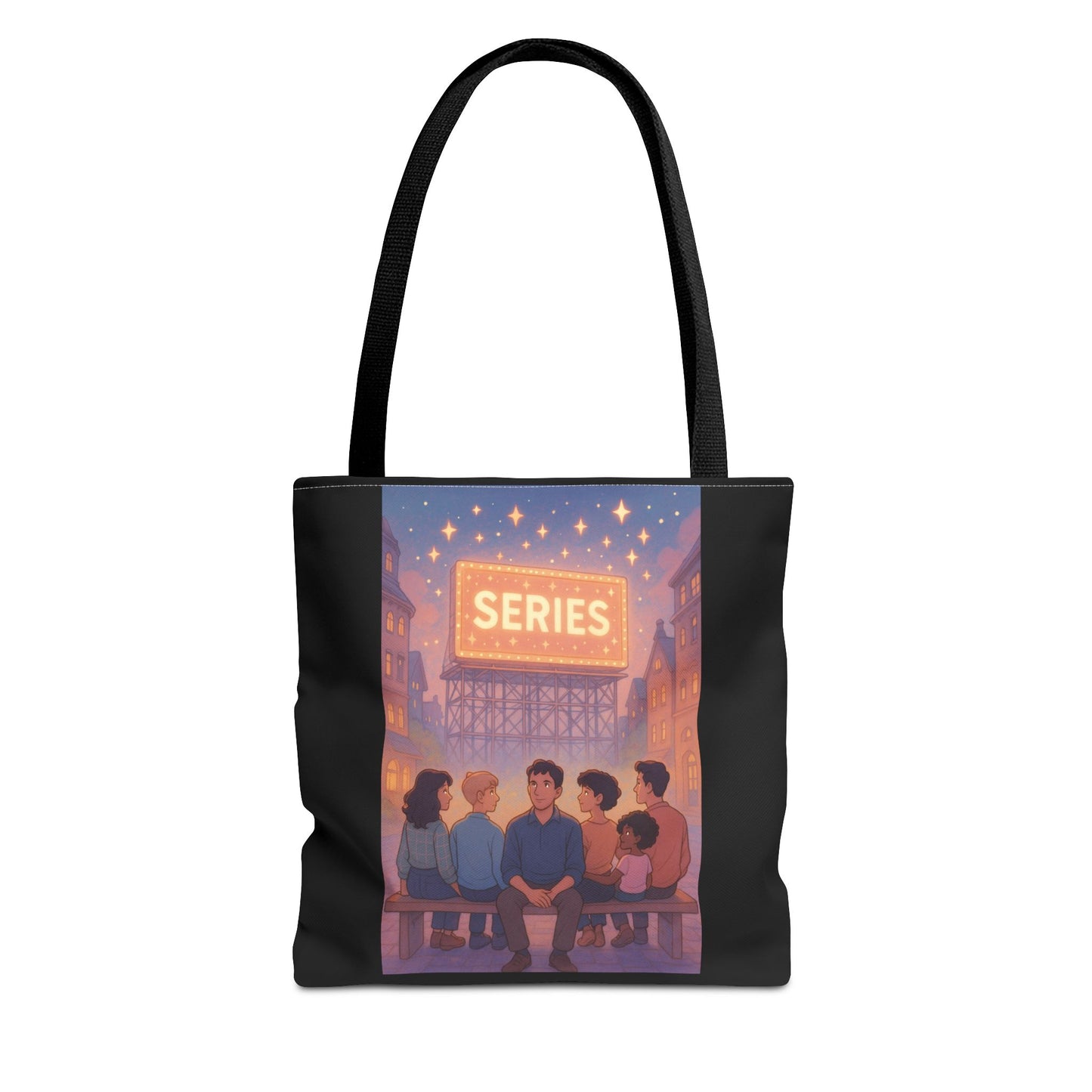Nostalgic Series Tote Bag, Perfect for Book Lovers, Everyday Use, Gift for Friends, Casual Style, Travel Tote