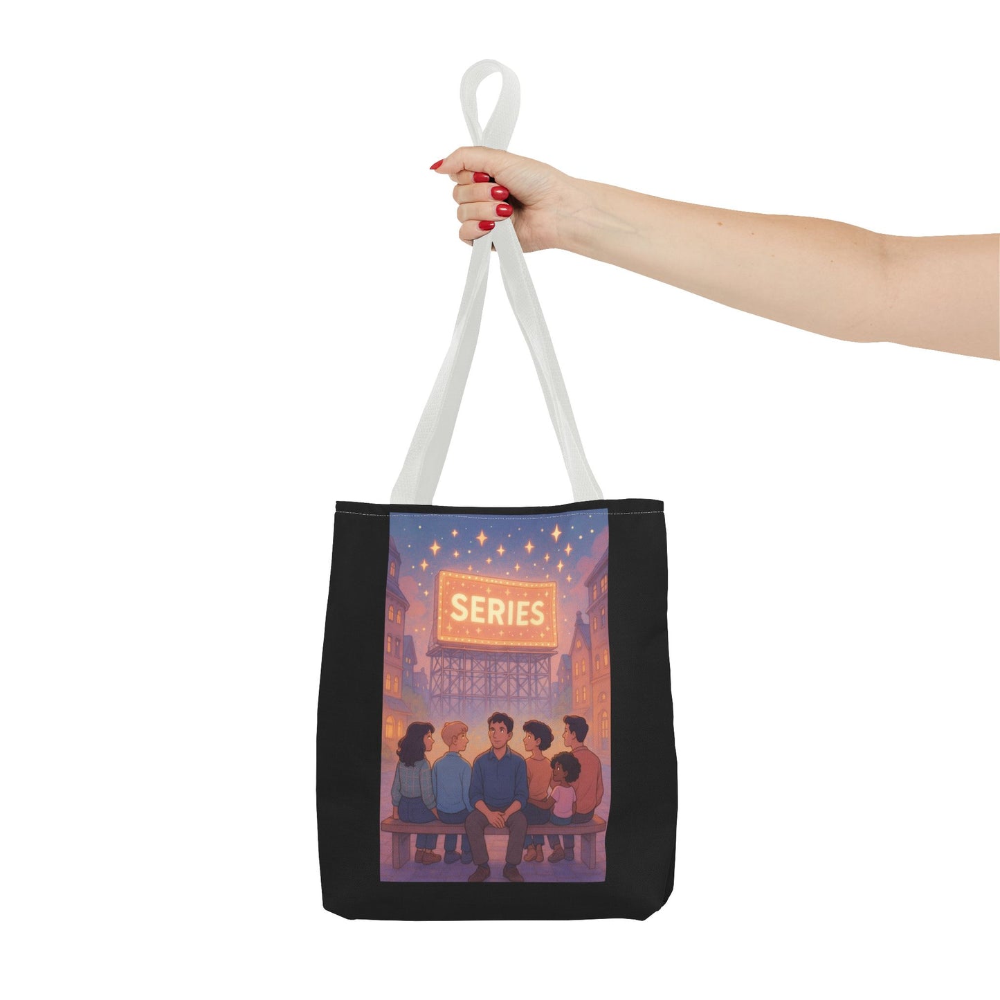 Nostalgic Series Tote Bag, Perfect for Book Lovers, Everyday Use, Gift for Friends, Casual Style, Travel Tote