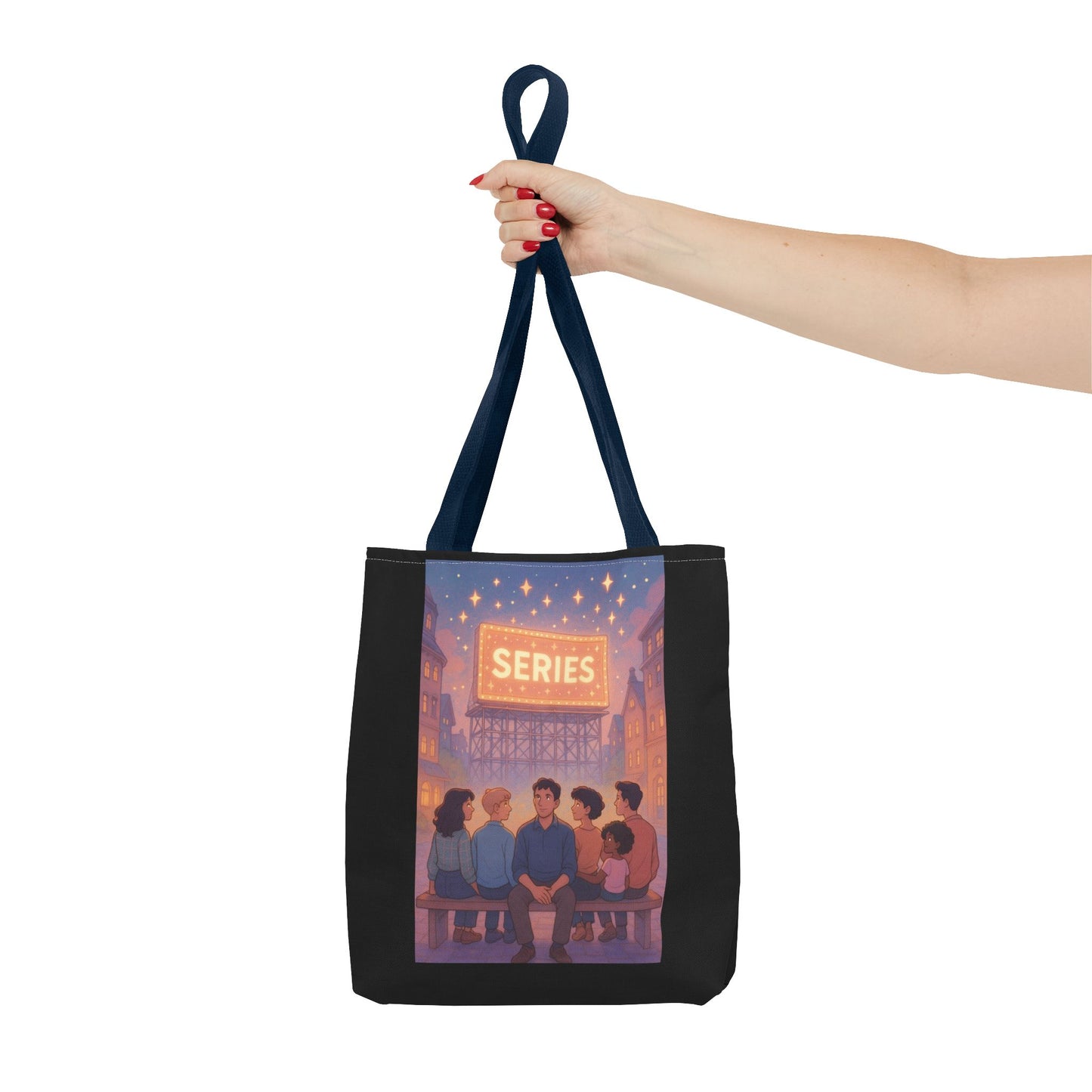 Nostalgic Series Tote Bag, Perfect for Book Lovers, Everyday Use, Gift for Friends, Casual Style, Travel Tote