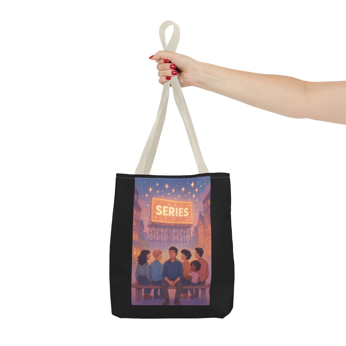 Nostalgic Series Tote Bag, Perfect for Book Lovers, Everyday Use, Gift for Friends, Casual Style, Travel Tote