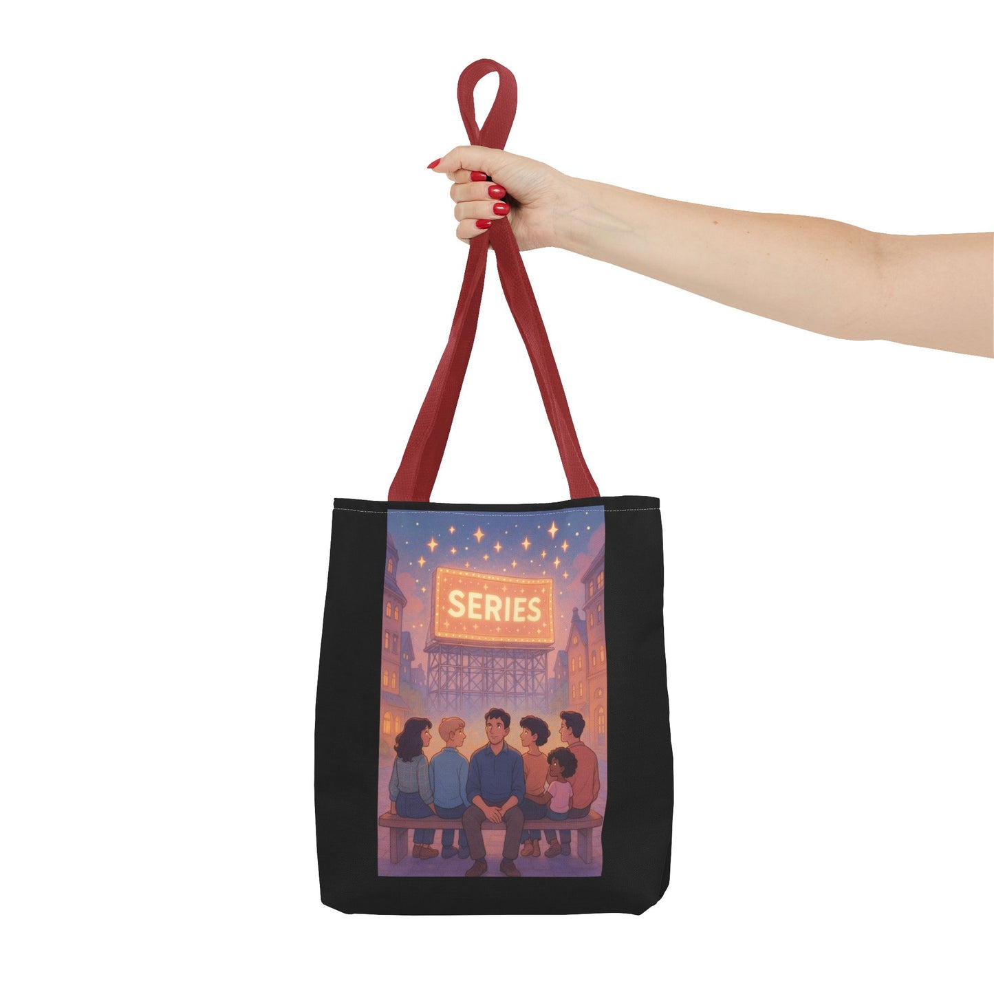 Nostalgic Series Tote Bag, Perfect for Book Lovers, Everyday Use, Gift for Friends, Casual Style, Travel Tote