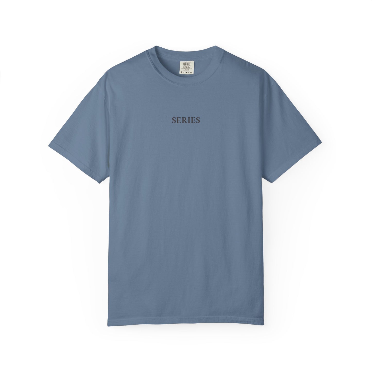 SERIES Unisex Garment-Dyed T-shirt, Soft Casual Tee, Minimalist Fashion Shirt, Graphic Print Top, Perfect Gift for Creativity