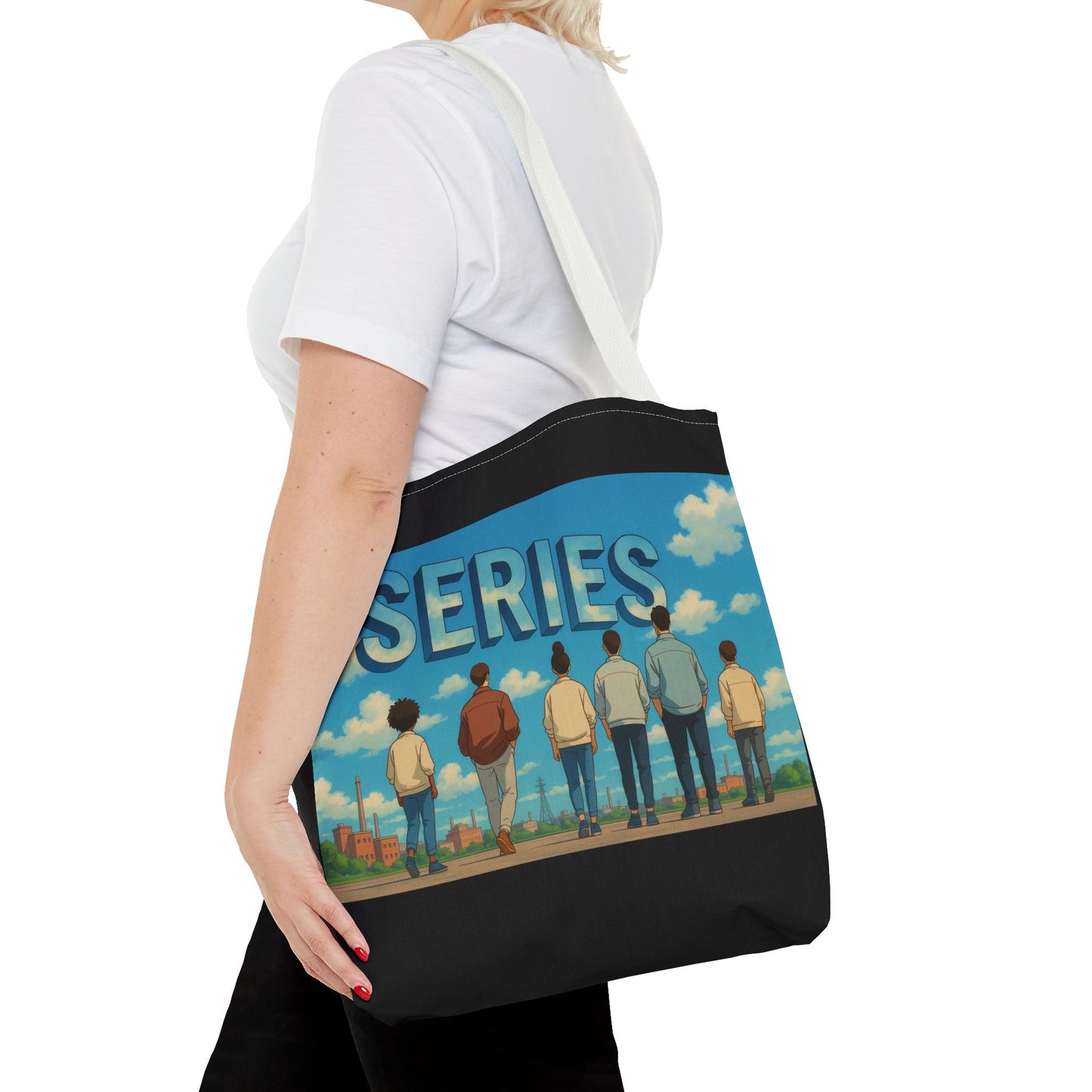 Anime-Inspired Series Tote Bag - Perfect for Fans, Series Lovers, Eco-Friendly Shopping, Gifts, or Casual Use