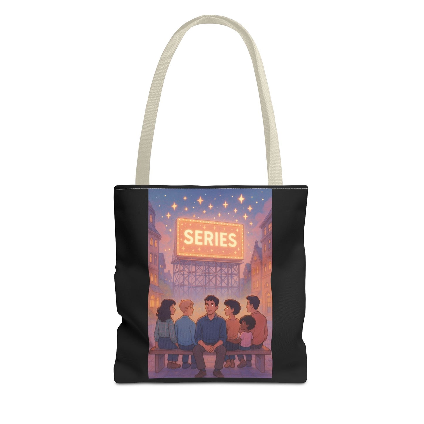 Nostalgic Series Tote Bag, Perfect for Book Lovers, Everyday Use, Gift for Friends, Casual Style, Travel Tote