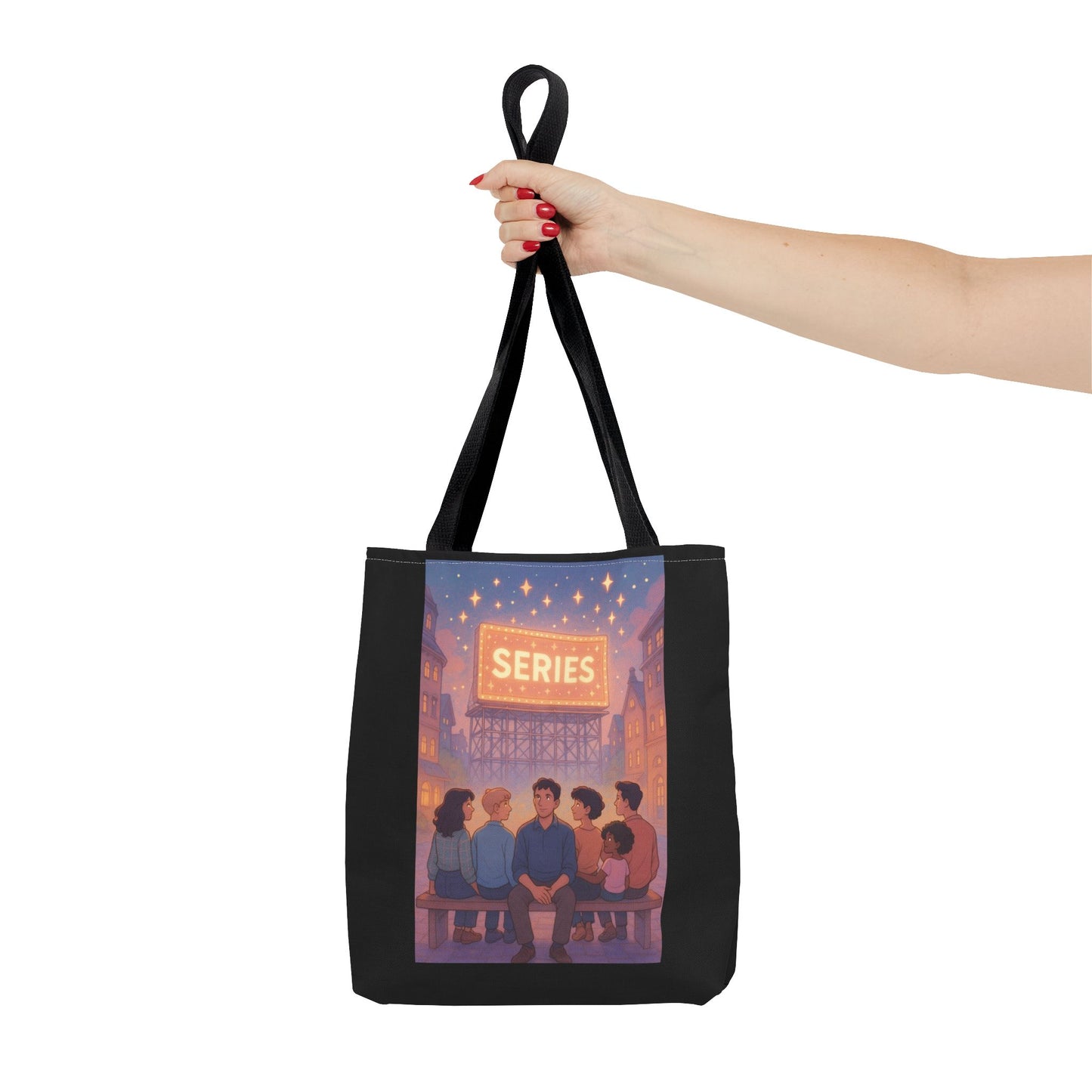 Nostalgic Series Tote Bag, Perfect for Book Lovers, Everyday Use, Gift for Friends, Casual Style, Travel Tote