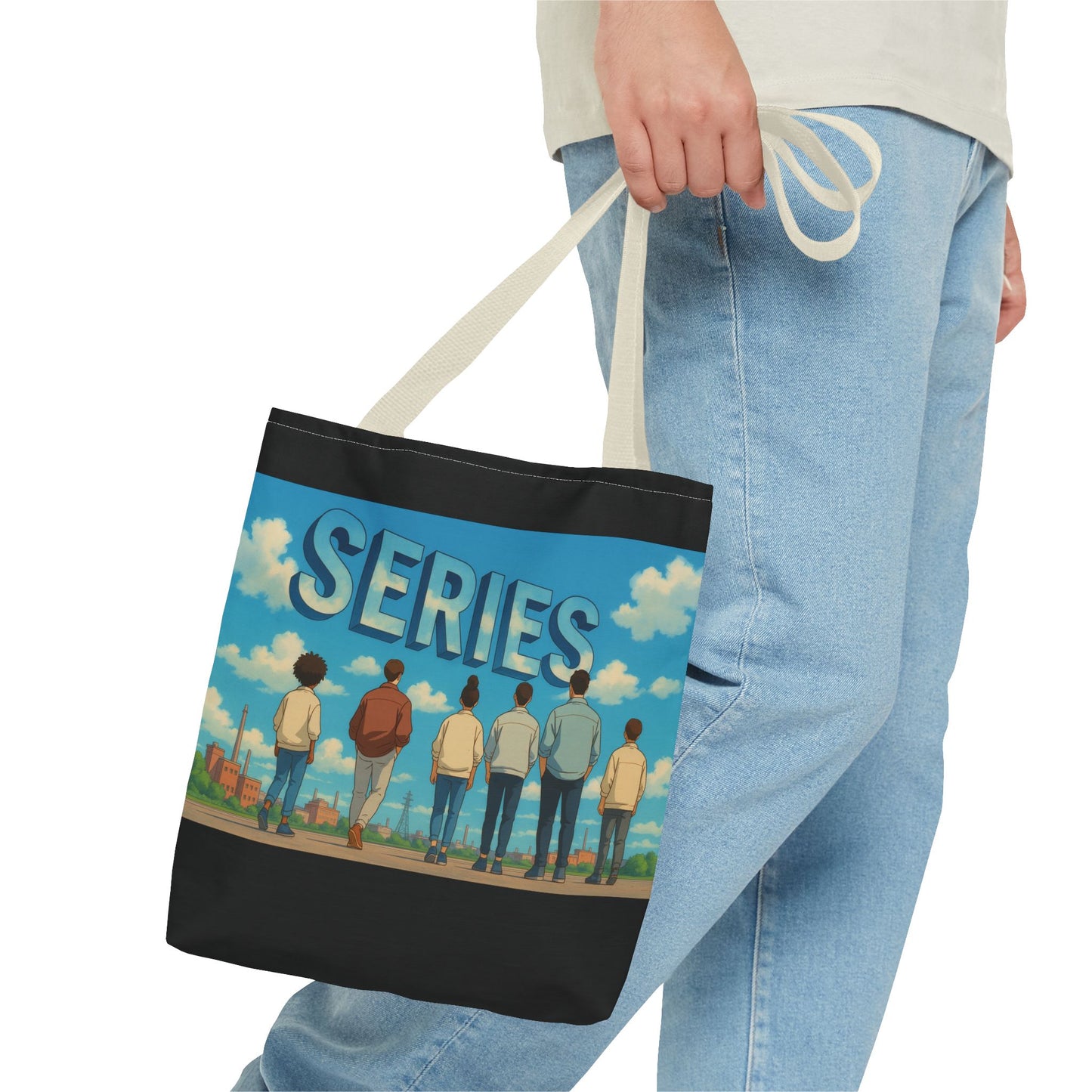 Anime-Inspired Series Tote Bag - Perfect for Fans, Series Lovers, Eco-Friendly Shopping, Gifts, or Casual Use