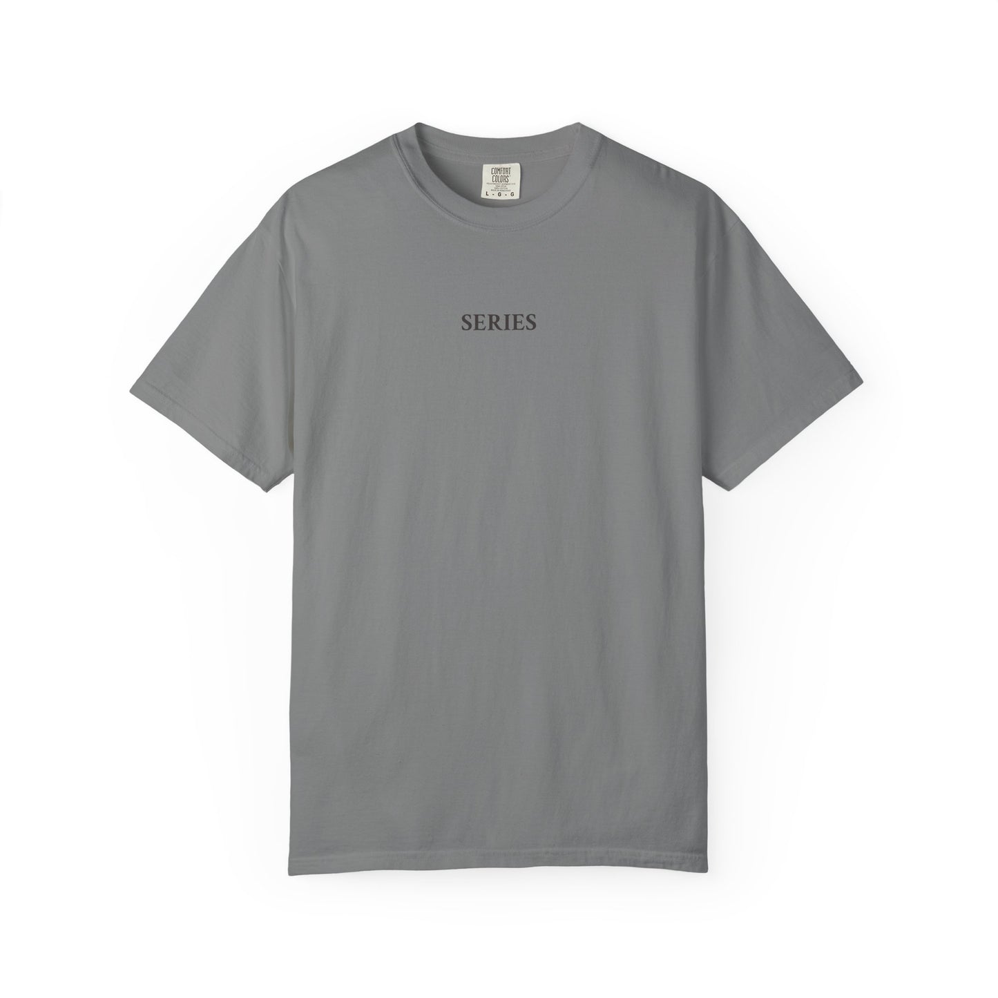 SERIES Unisex Garment-Dyed T-shirt, Soft Casual Tee, Minimalist Fashion Shirt, Graphic Print Top, Perfect Gift for Creativity