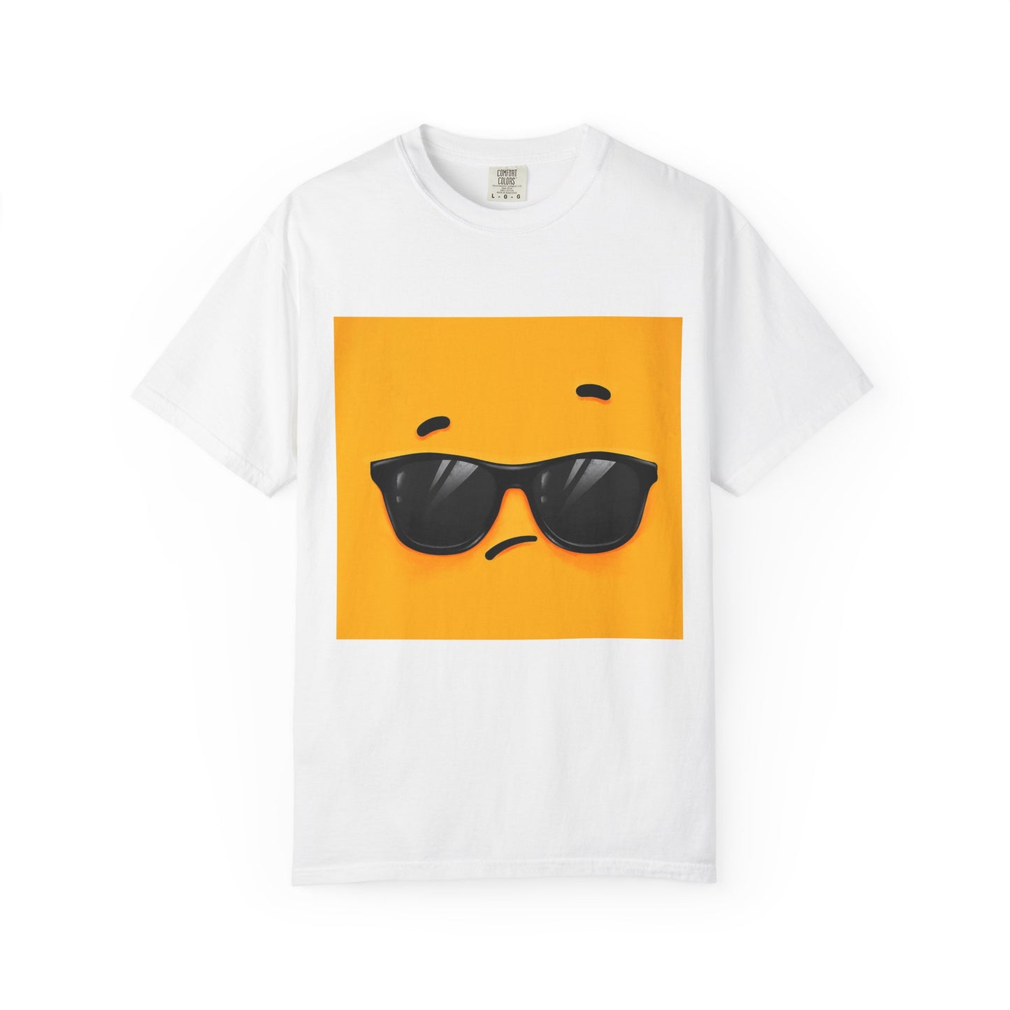 Cool & Quirky Emoji T-shirt | Unisex Garment-Dyed Tee, Casual Wear, Unique Gift, Summer Vibes, Emoji Lover Apparel
