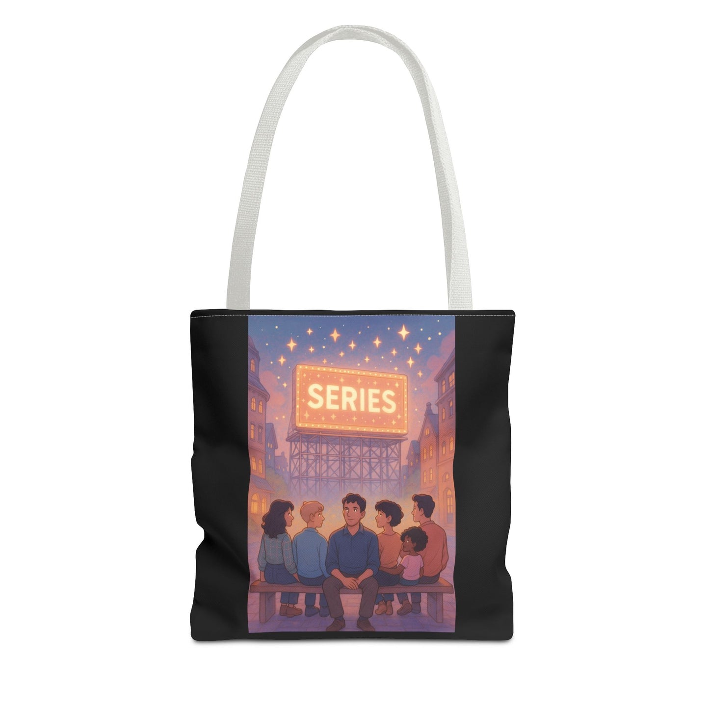 Nostalgic Series Tote Bag, Perfect for Book Lovers, Everyday Use, Gift for Friends, Casual Style, Travel Tote